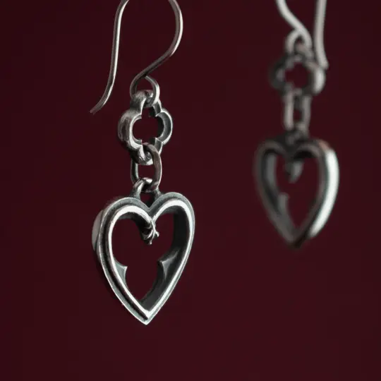 Devoted Heart Earrings (MTO)