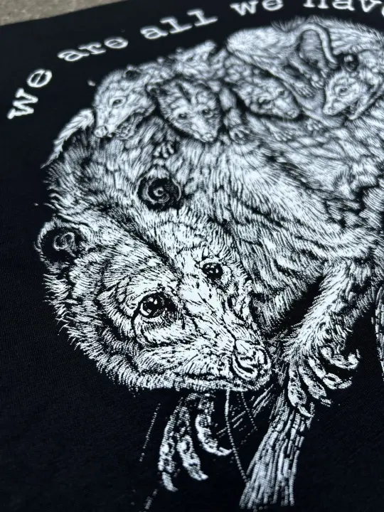 "we are all we have" | FreeDes.net benefit shirt