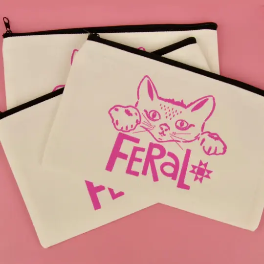 Feral Zipper Pouch