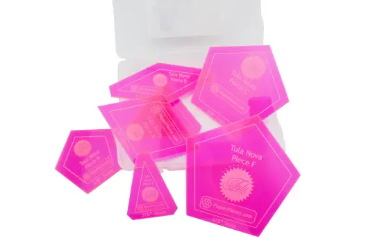 Acrylic Fabric Cutting Template for Tula Nova 7pc Set