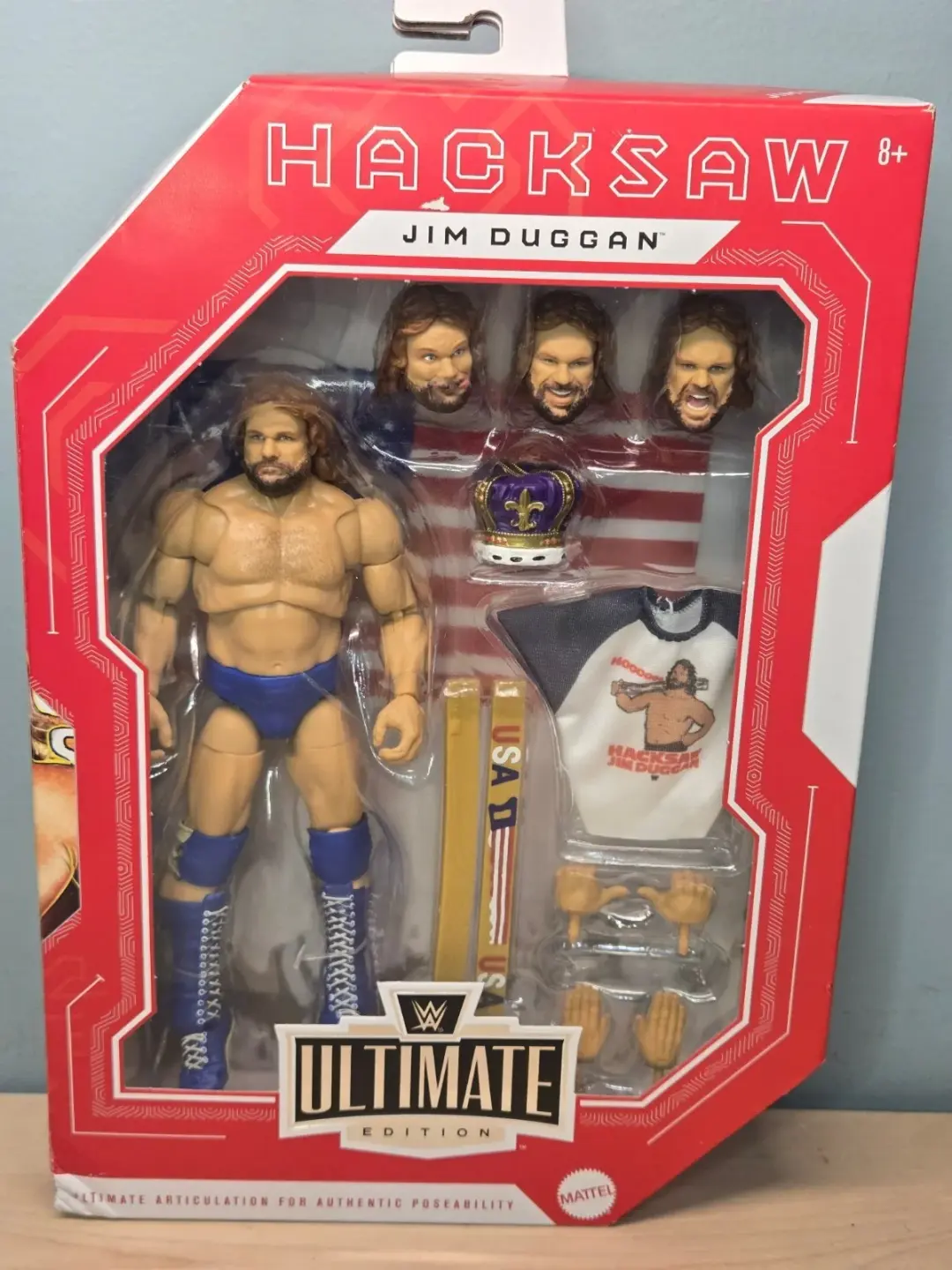 WWE Ultimate Edition Hacksaw Jim Duggan Action Figure