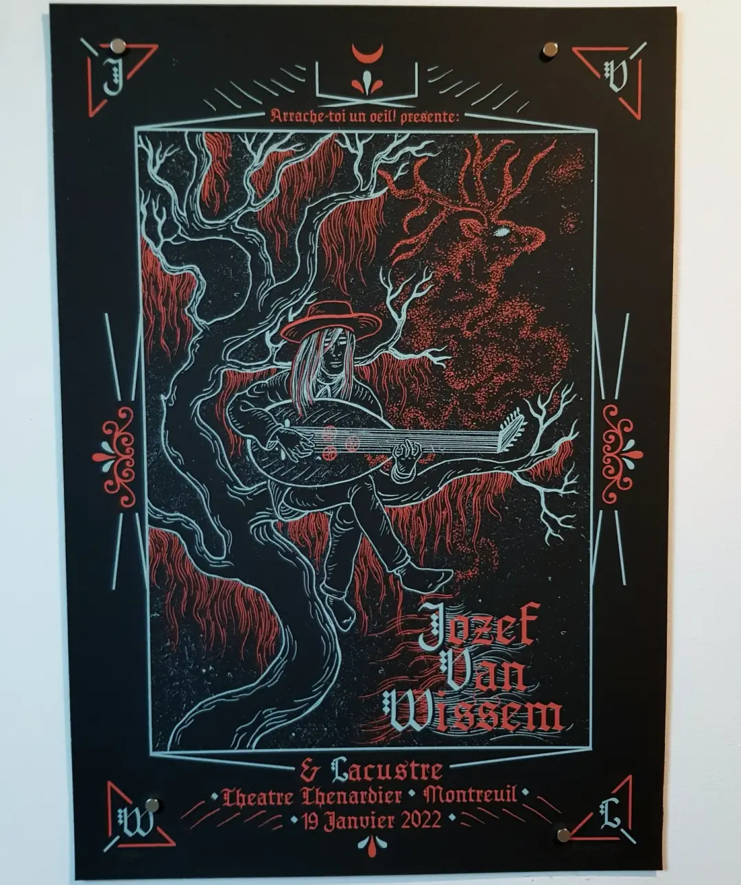 JOZEF VAN WISSEN (gigposter Montreuil 2022 )