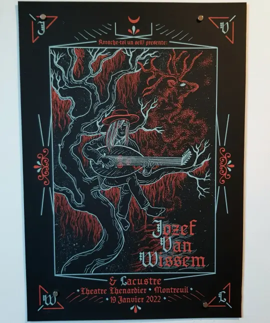 JOZEF VAN WISSEN (gigposter Montreuil 2022 )