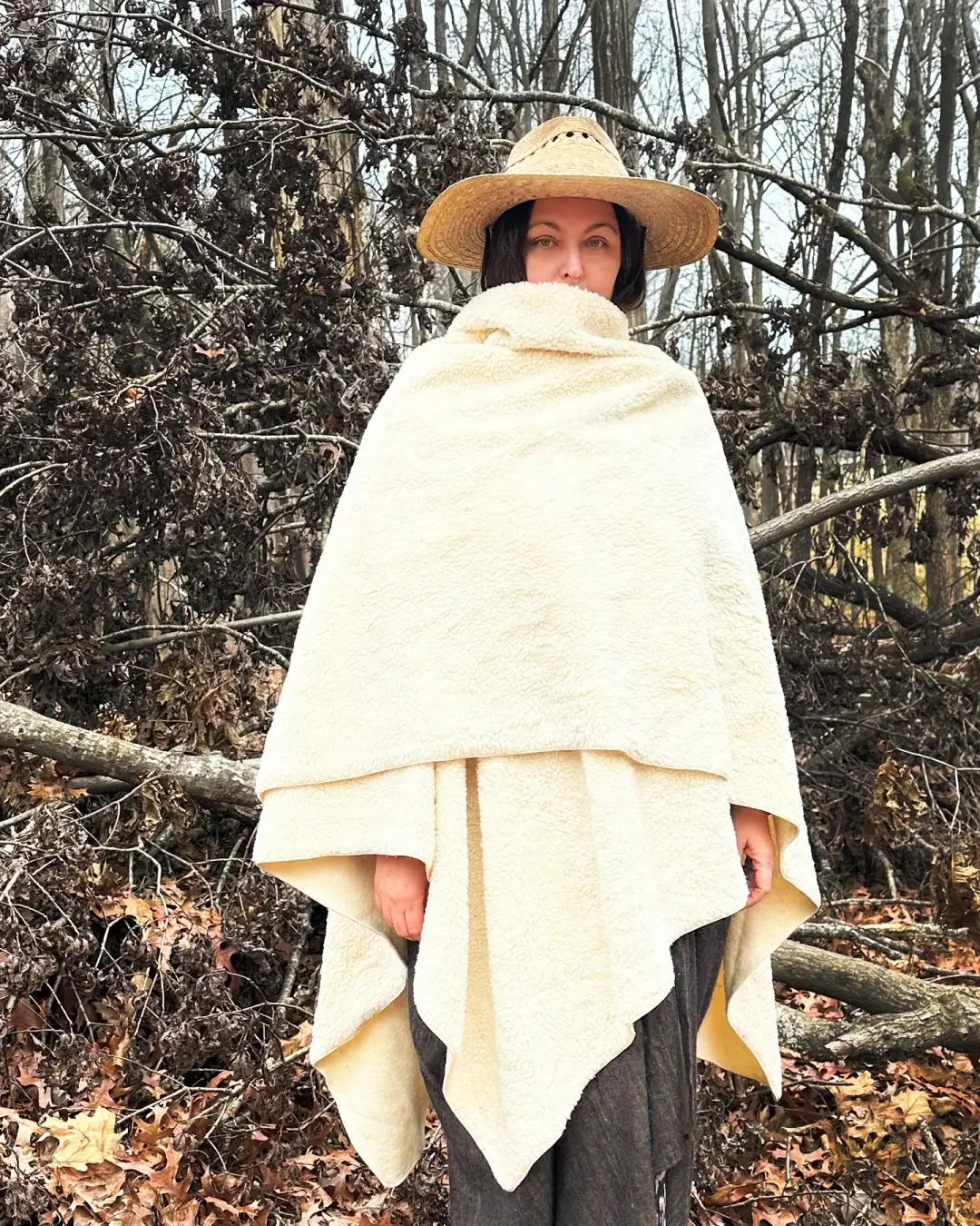 SHERPA 2 yard Poncho Shawl