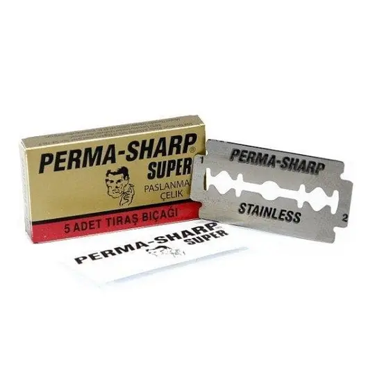 Perma-Sharp Super Stainless Blades - 5 PCS