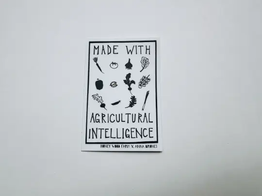 "Made with Agricultural Intelligence" Sticker