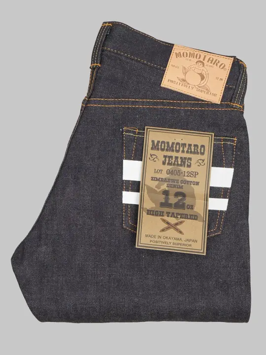 Momotaro Jeans 0405-12SP Going To Battle 12oz High Tapered Jeans