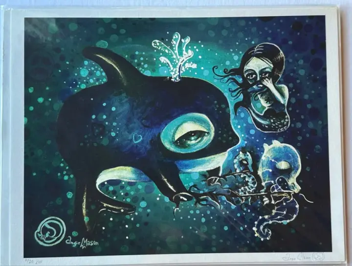 Captive Hearts Sinks Sorrows Deep - Limited Edtion of 20 Giclee Print