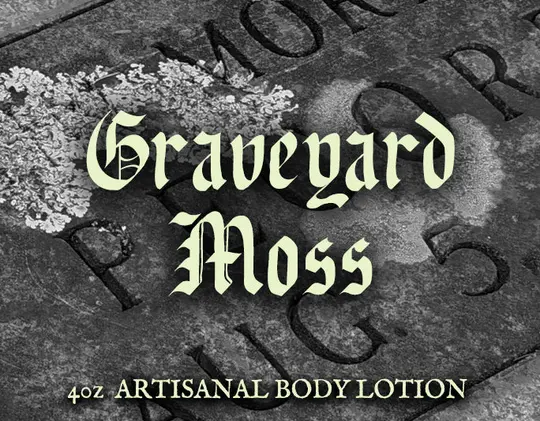 Graveyard Moss Lotion