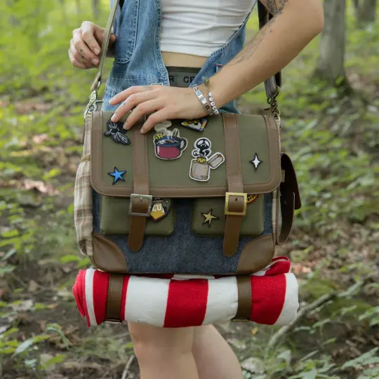 Scout Master Adventure Bag [14" Laptop, real leather detailing]