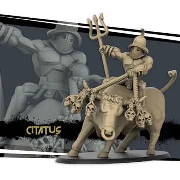 citatus gladiator miniature in 28mm scale for tabletop RPGs.