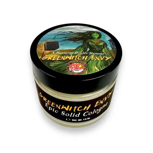 Greenwitch Envy Solid Cologne | Contains Prickly Pear Oil | A Truly Haunting Homage!