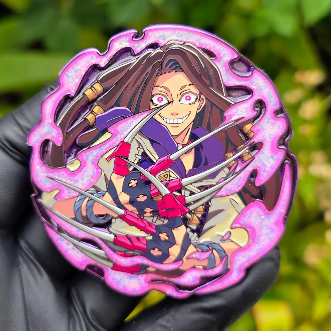 Poison Claw Pin (Purple Chrome)