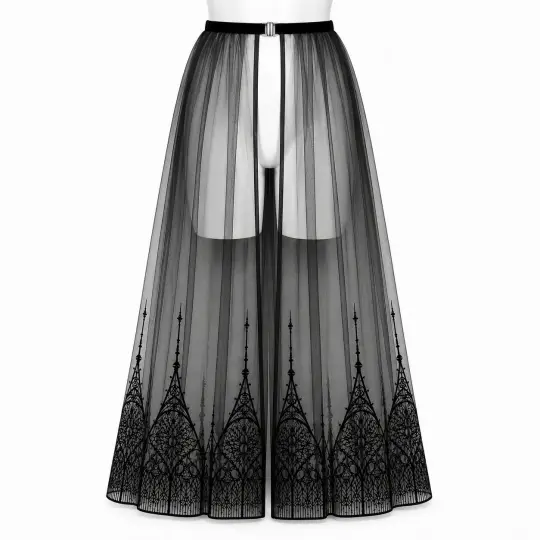 CATHEDRAL OVERSKIRT (BLACK)