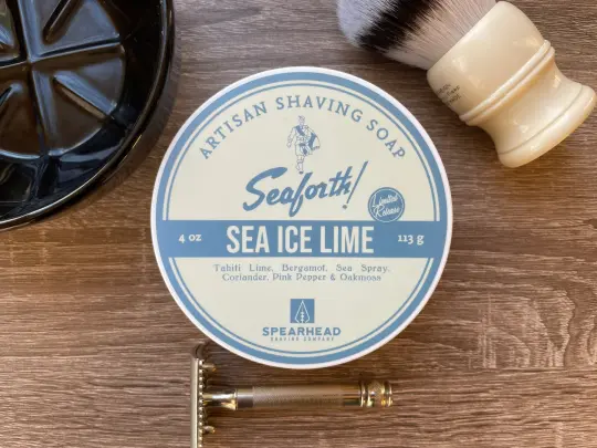 Seaforth! Sea Ice Lime Shaving Soap