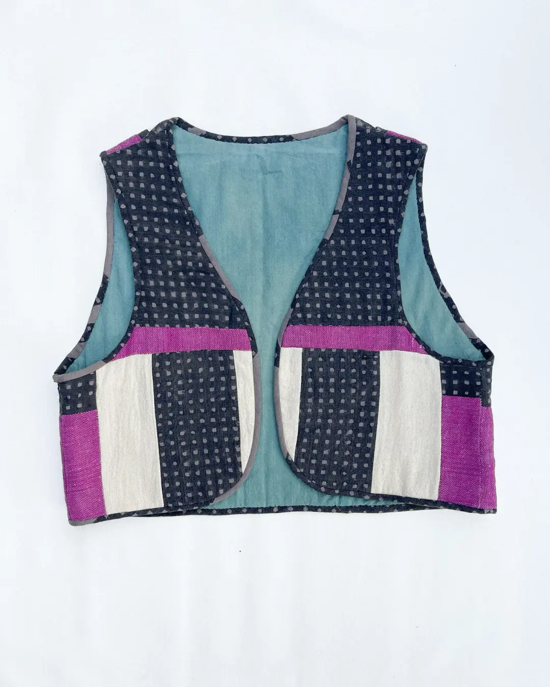 PO-EM x of June Quilted Reversible Vest № 4