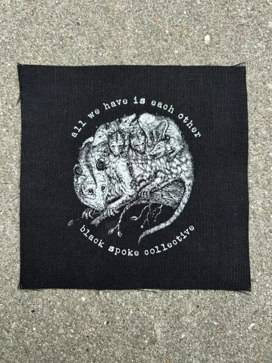 "all we have is each other" | FreeDes.net benefit patch