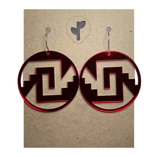 chimalli I / acrylic / red