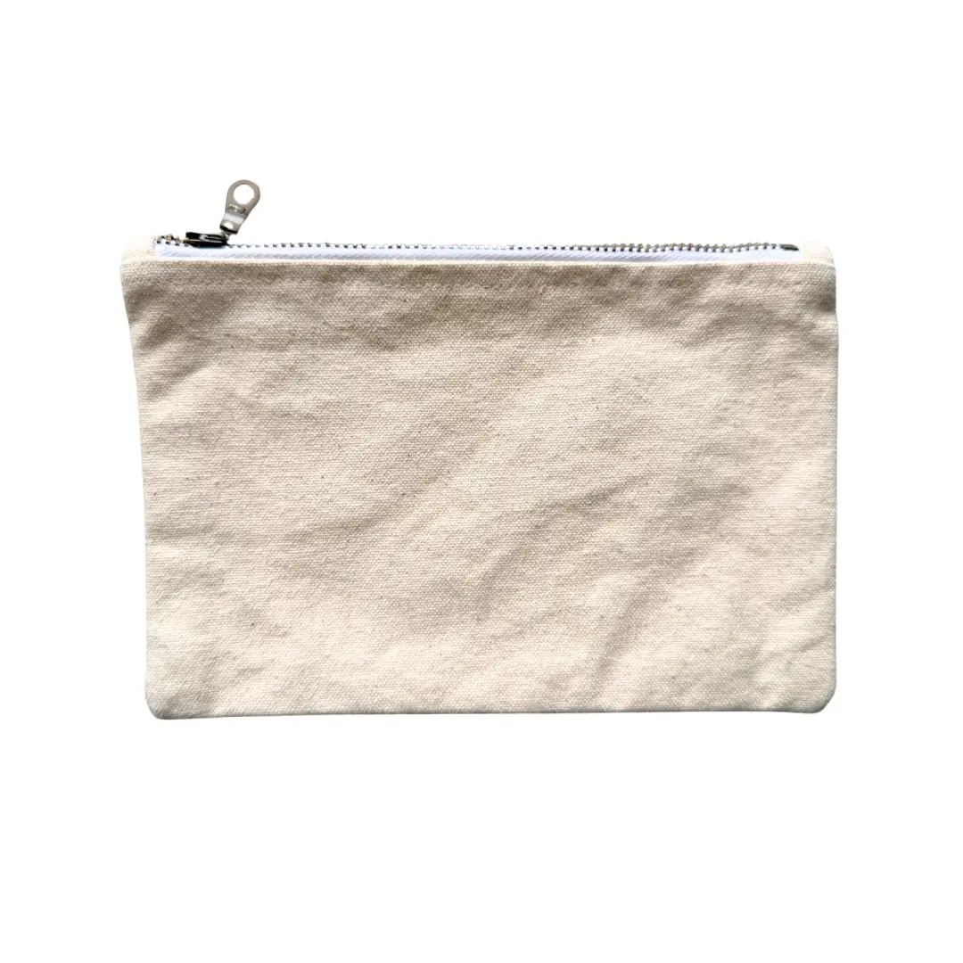Mini Canvas Zipper Pouch