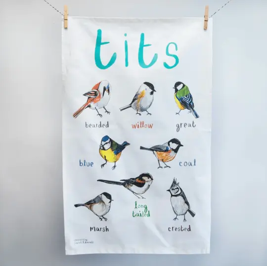 Tits Cotton Tea Towel