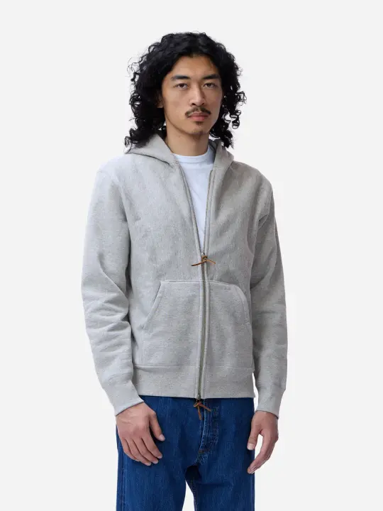 Heavyweight Zip Hoody ~ Grey