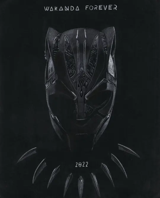 “Death is not the end.” BLACK PANTHER: WAKANDA FOREVER Art Print
