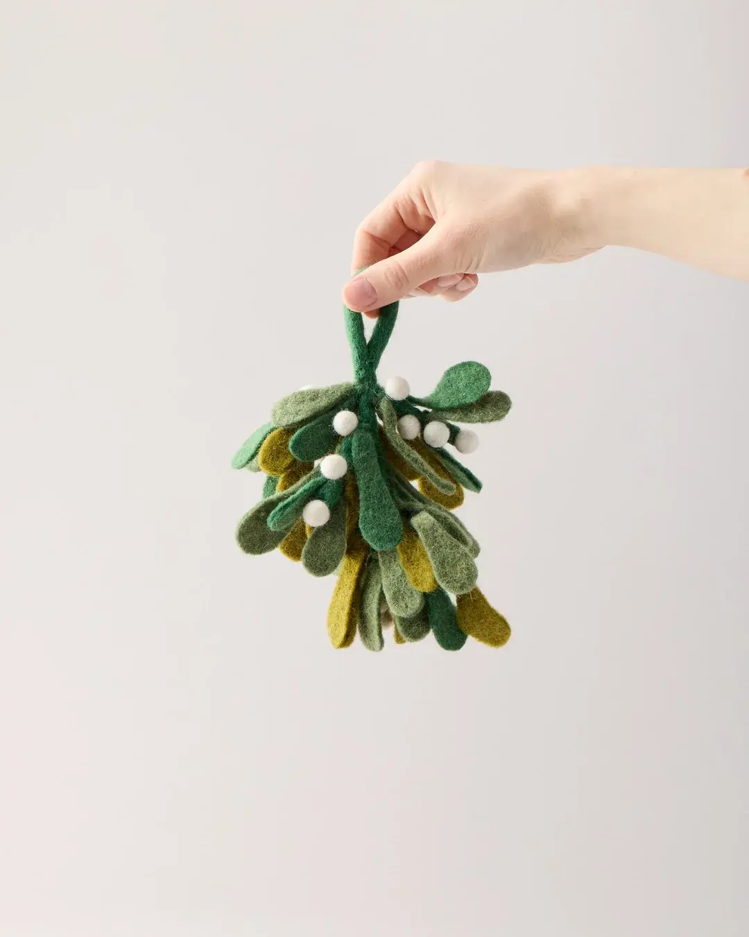 Felted Hanging Mistletoe