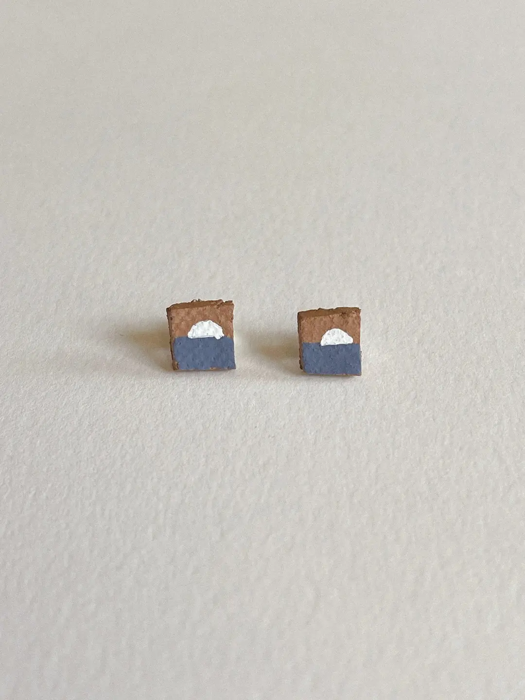 My Painted Moonrise Clay Earring Set