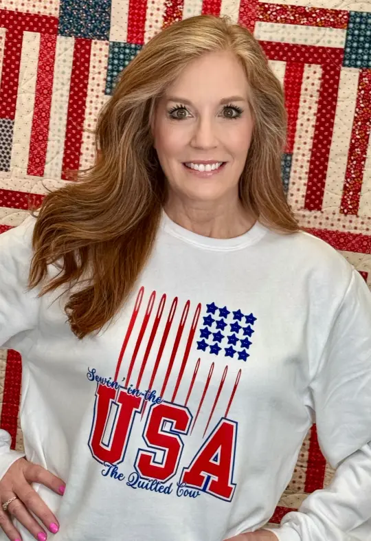 Sewing In the USA -Sweatshirt
