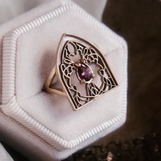 Gemstone Portal Ring
