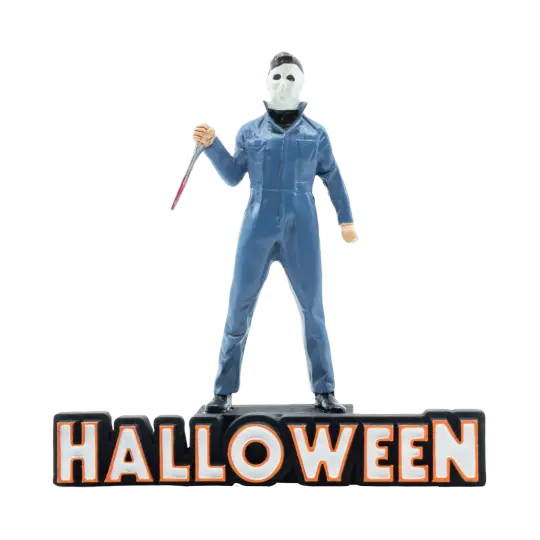 Michael Myers Ready To Attack Ornament - Halloween Movie Killer - Horror Icon Collectible