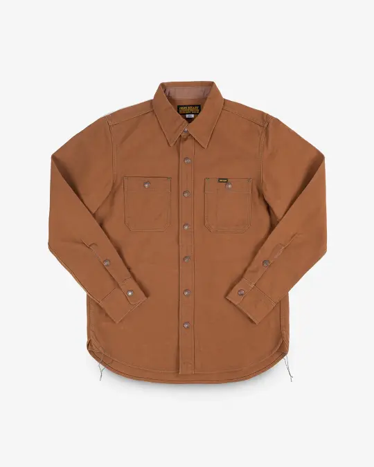 17oz Duck CPO Work Shirt - "The UnTucked" - Brown
