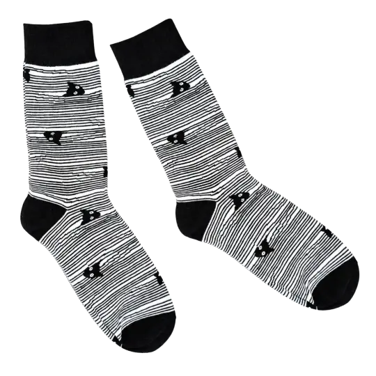 Striped Catastrophe Socks