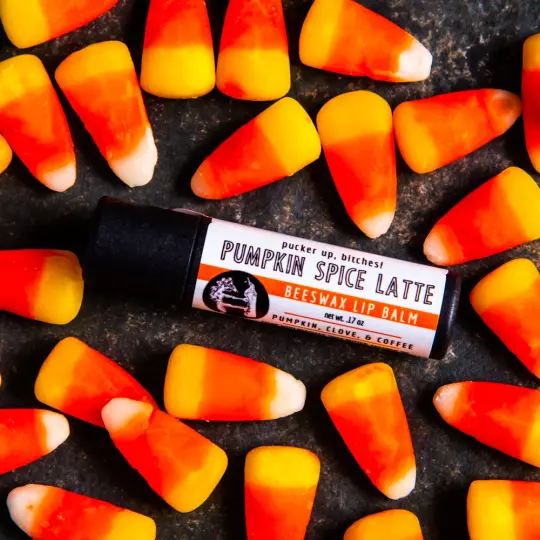 Pumpkin Spice Latte Lip Balm.