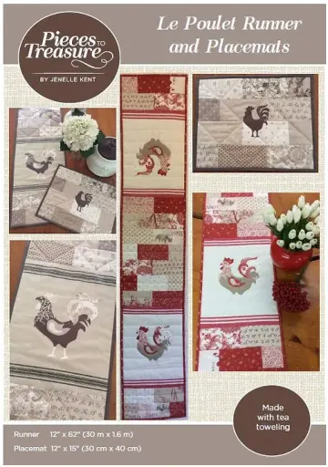 Le Poulet Runner and Placemats