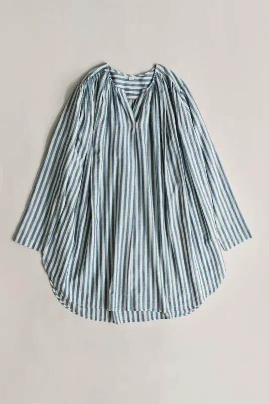JANICE - BLUE BLACK STRIPE