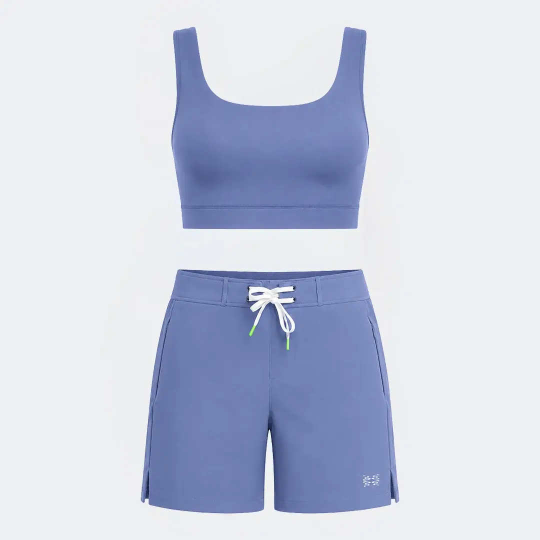 Swim Set Trunk Boss Steel Blue