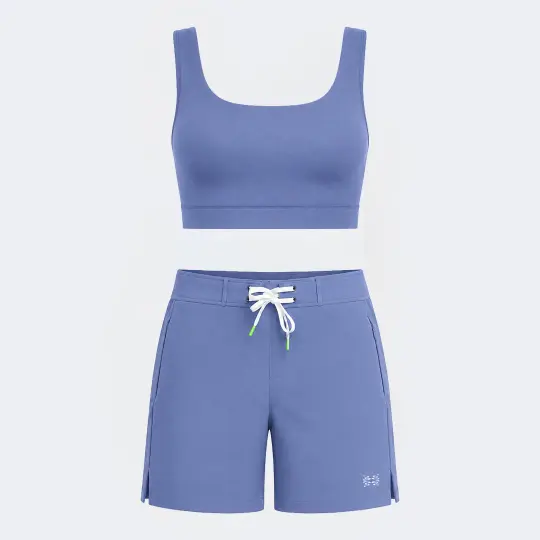 Swim Set Trunk Boss Steel Blue