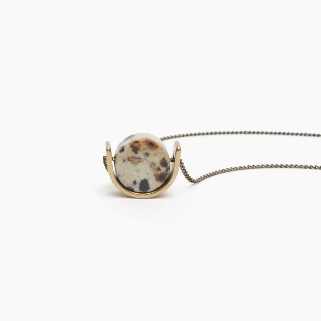 Mini Dalmatian Pendant Necklace