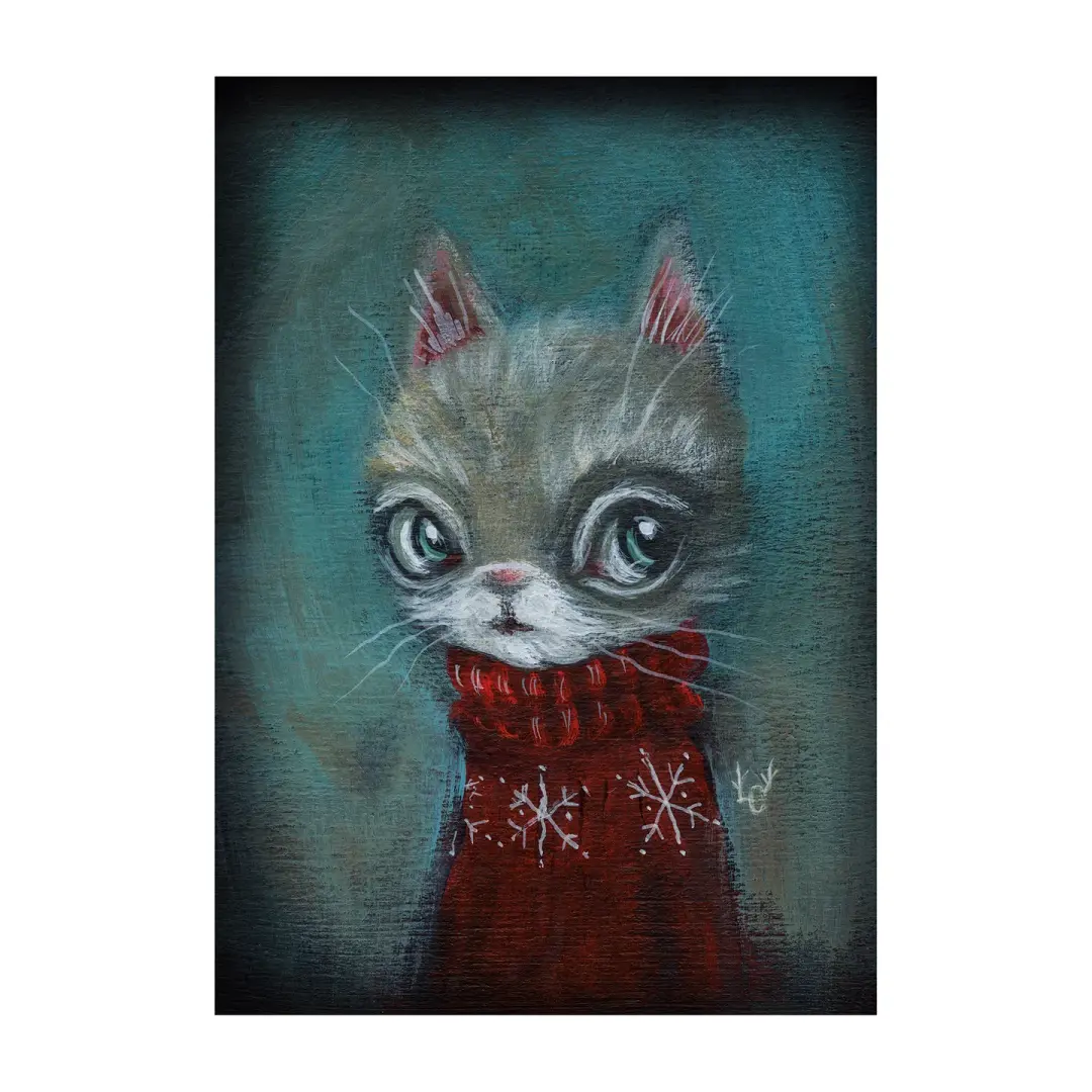 Hello Sweater (5 x 7 inch print)