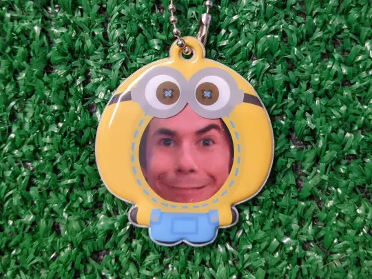 little guy photo holder keychain "my little minion"