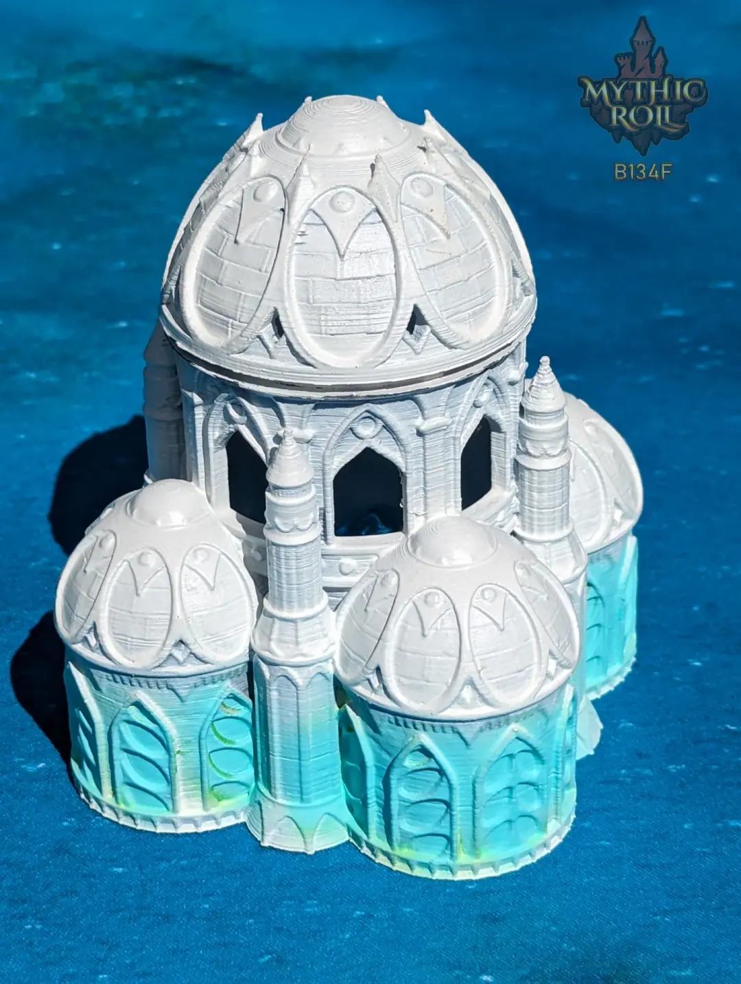 Siren 3D Printed Dice Vault - Mythic Roll Collection by Unchained Games | RPG Dice Jail | D20 Dice Box | - Enchanted Depths of Timeless Seas