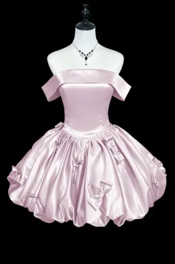 Minimalist Light A-Line Bateau Corset Mini Prom Dress Homecoming Dress RS433