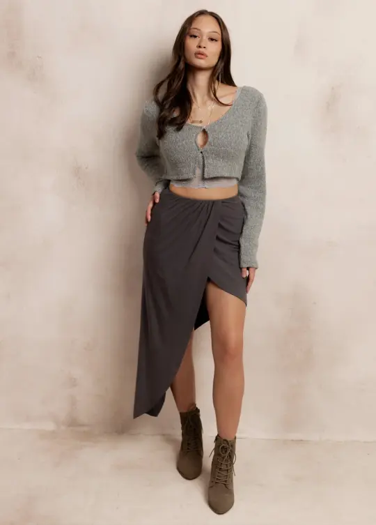 Scottie Skirt in Slate