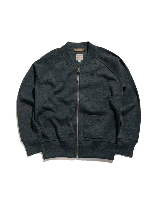 The Real McCoy's MC24106 Winter Aviation Sweater Gray