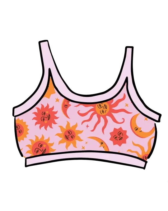 Longline Bra Luna y Sol
