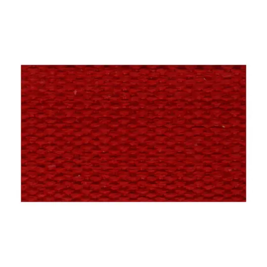 Cotton Webbing 25mm Red