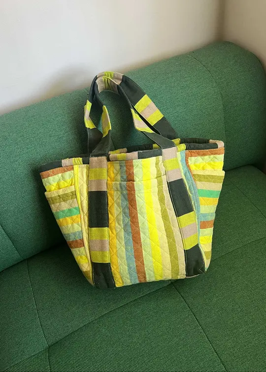 jumbo quilted tote | home | wave