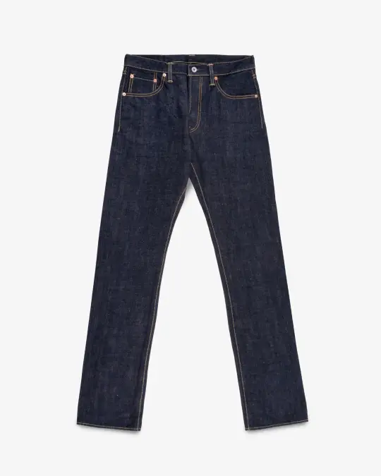 17oz Selvedge Denim Slim Cut Jeans - Natural Indigo