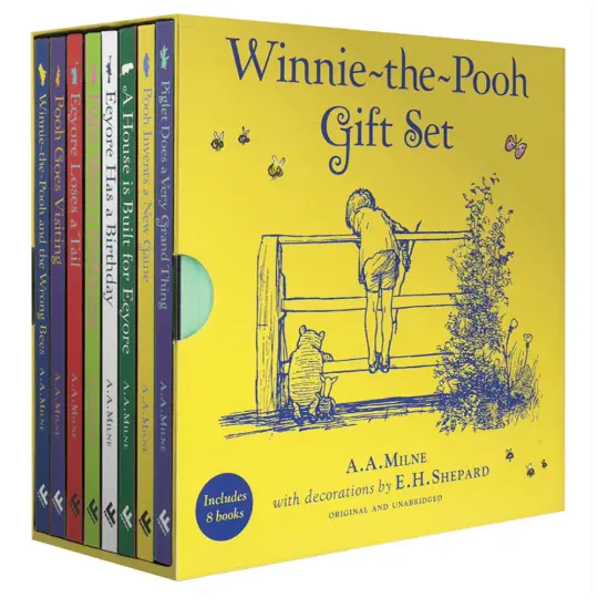 Winnie the Pooh 8 Book Gift Set